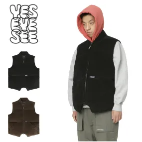 YESEYESEE  |Unisex Street Style Plain Logo Vests & Gillets